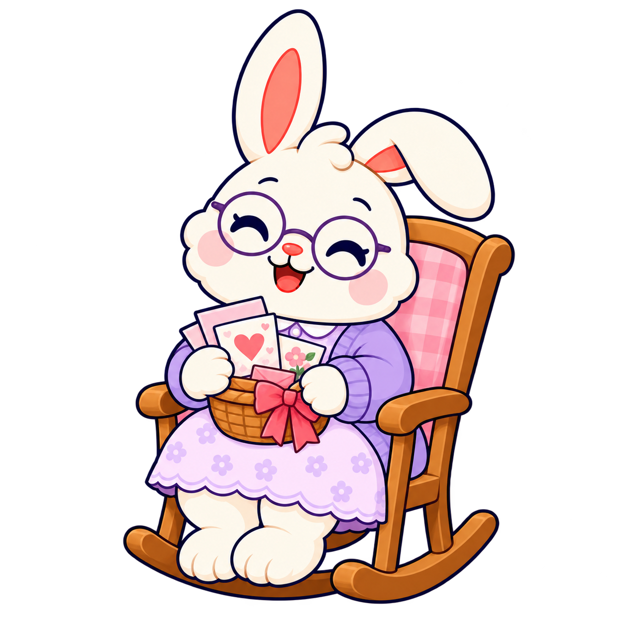 Abuela June — La abuela de la canasta de historias.