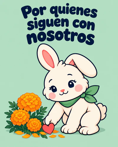 Por quienes siguen con nosotros
