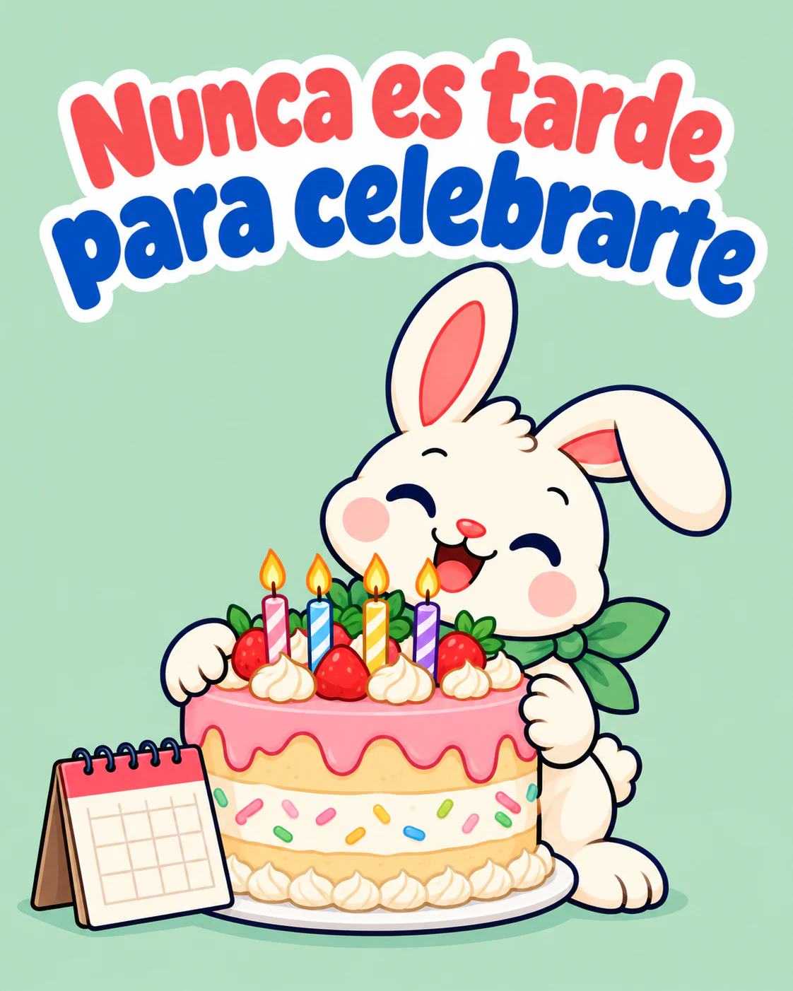 Nunca es tarde para celebrarte