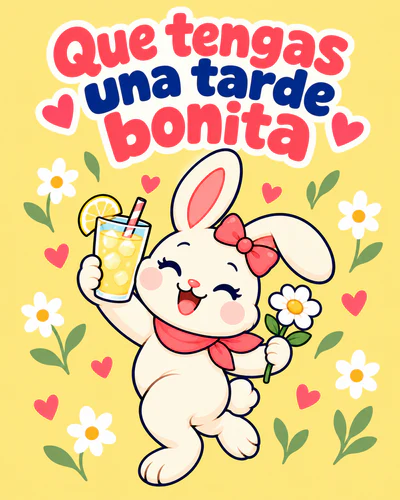 Que tengas una tarde bonita