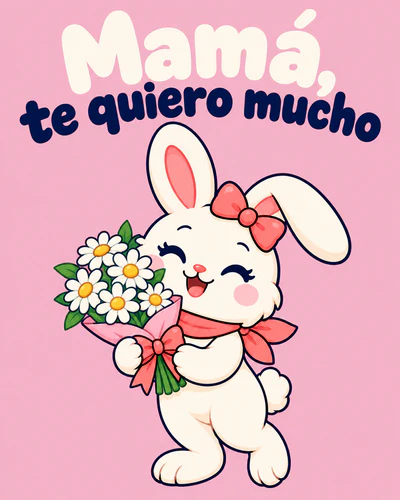Mamá, te quiero mucho