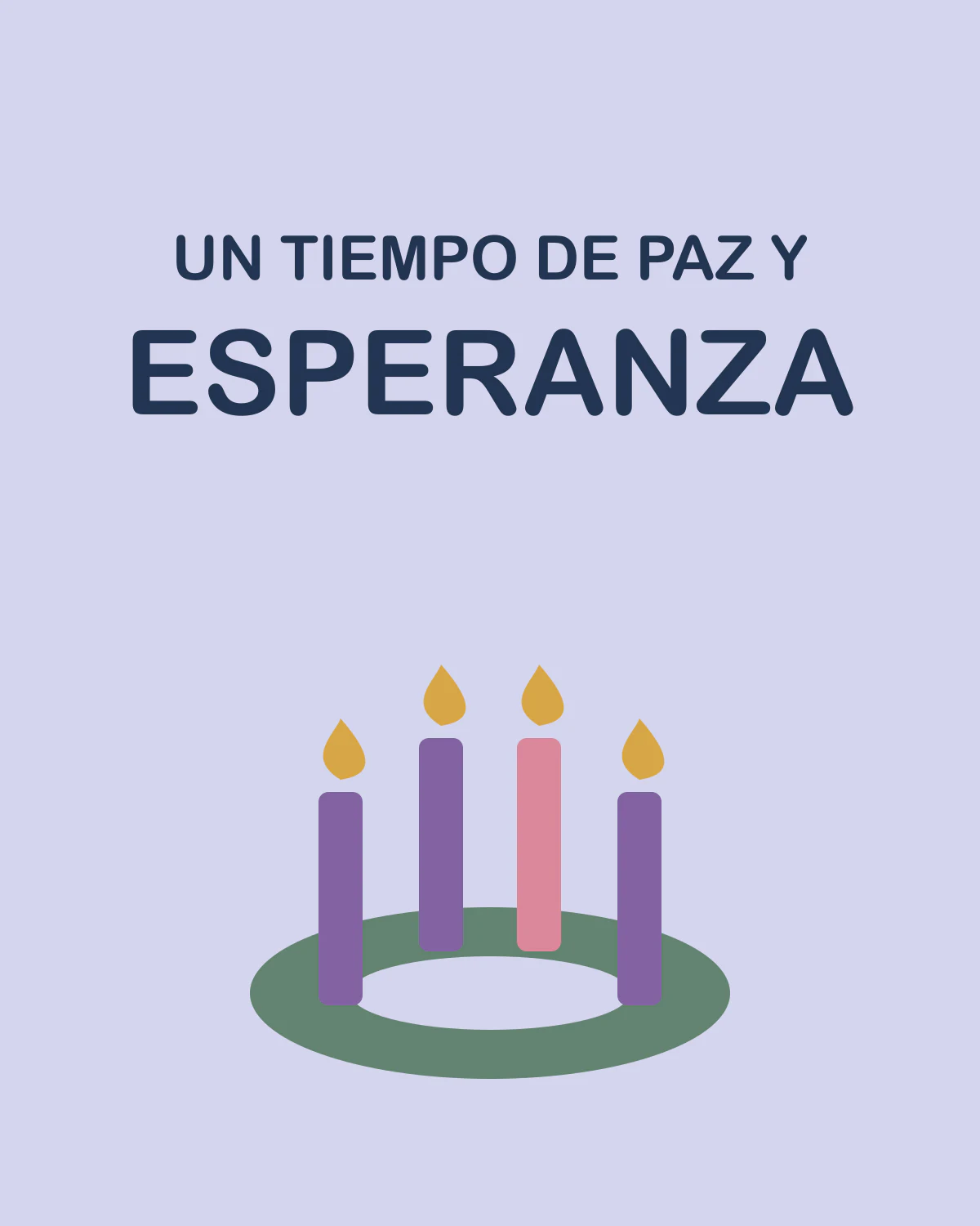 UN TIEMPO DE PAZ Y ESPERANZA