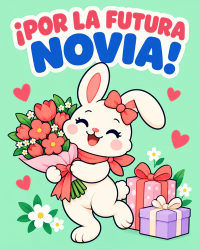 ¡POR LA FUTURA NOVIA!