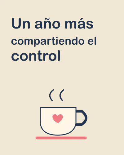 Un año más compartiendo el control