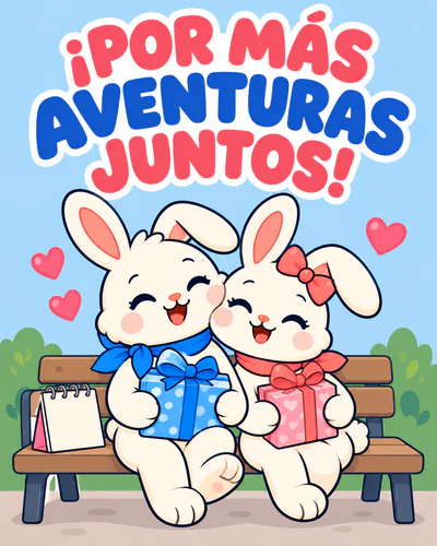 ¡POR MÁS AVENTURAS JUNTOS!