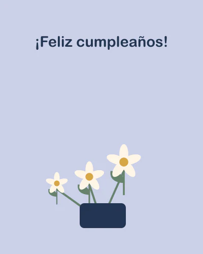 ¡Feliz cumpleaños!