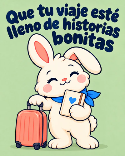 Que tu viaje esté lleno de historias bonitas