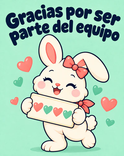 Gracias por ser parte del equipo