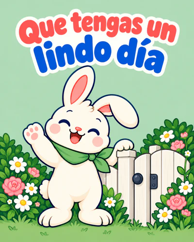 Que tengas un lindo día