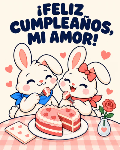 ¡FELIZ CUMPLEAÑOS, MI AMOR!