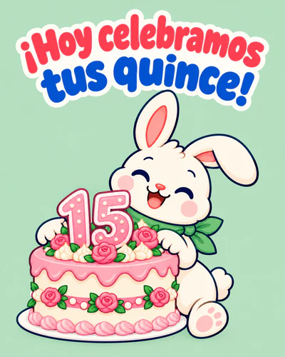 ¡Hoy celebramos tus quince!