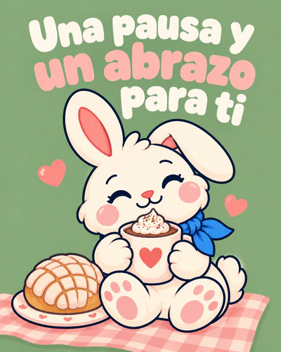 Una pausa y un abrazo para ti