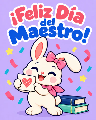 ¡Feliz Día del Maestro!