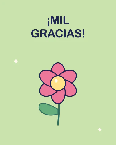 ¡MIL GRACIAS!