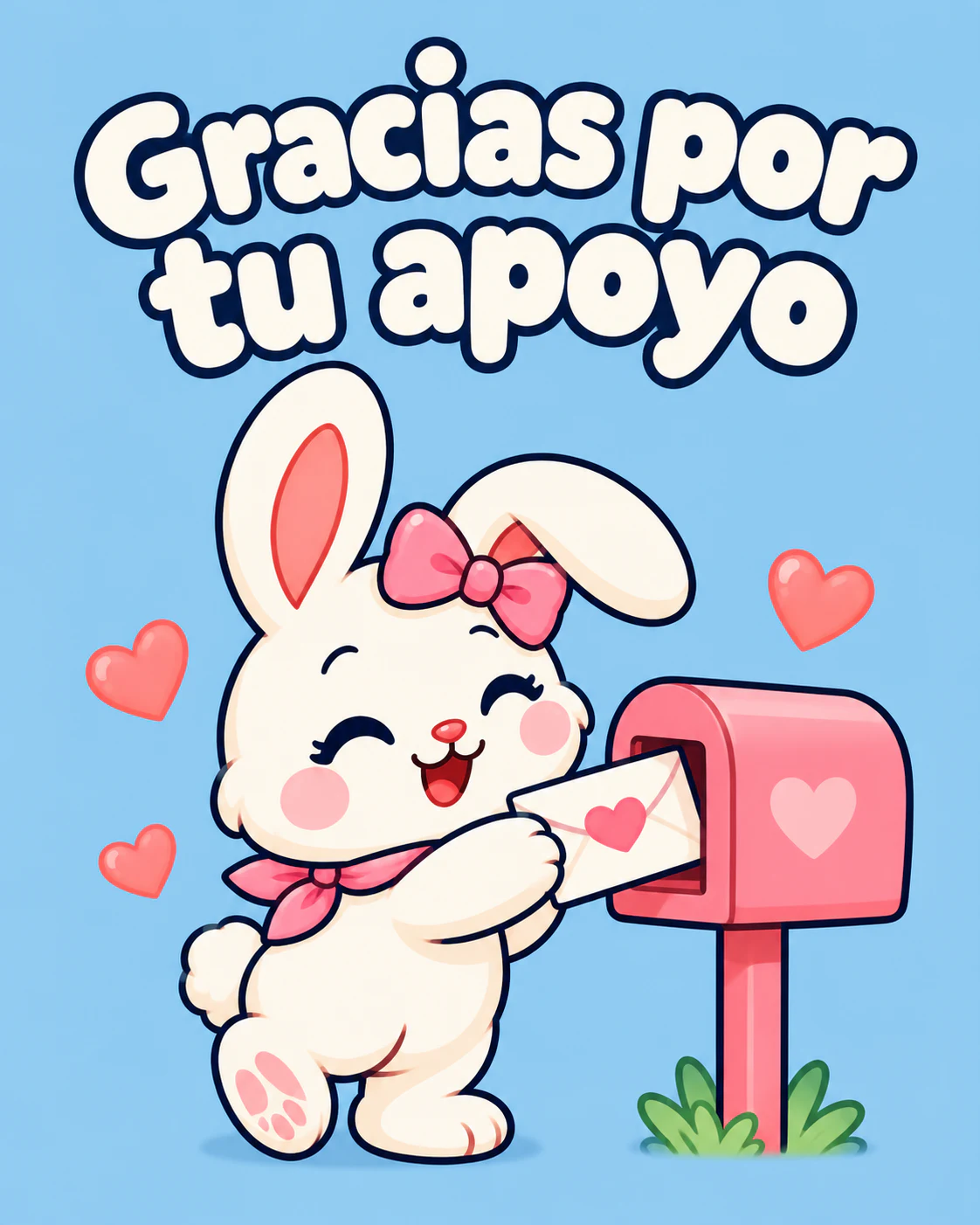 Gracias por tu apoyo