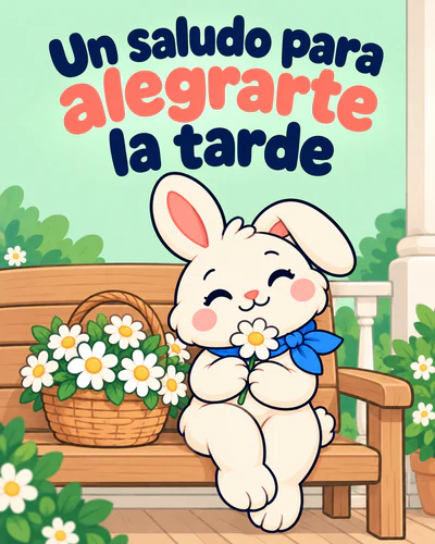 Un saludo para alegrarte la tarde