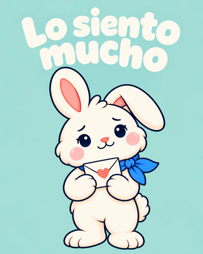 Lo siento mucho