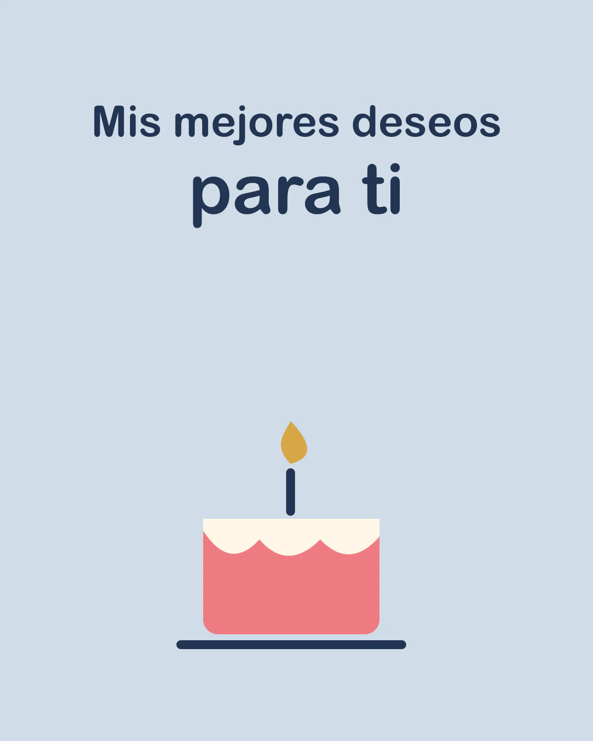 Mis mejores deseos para ti