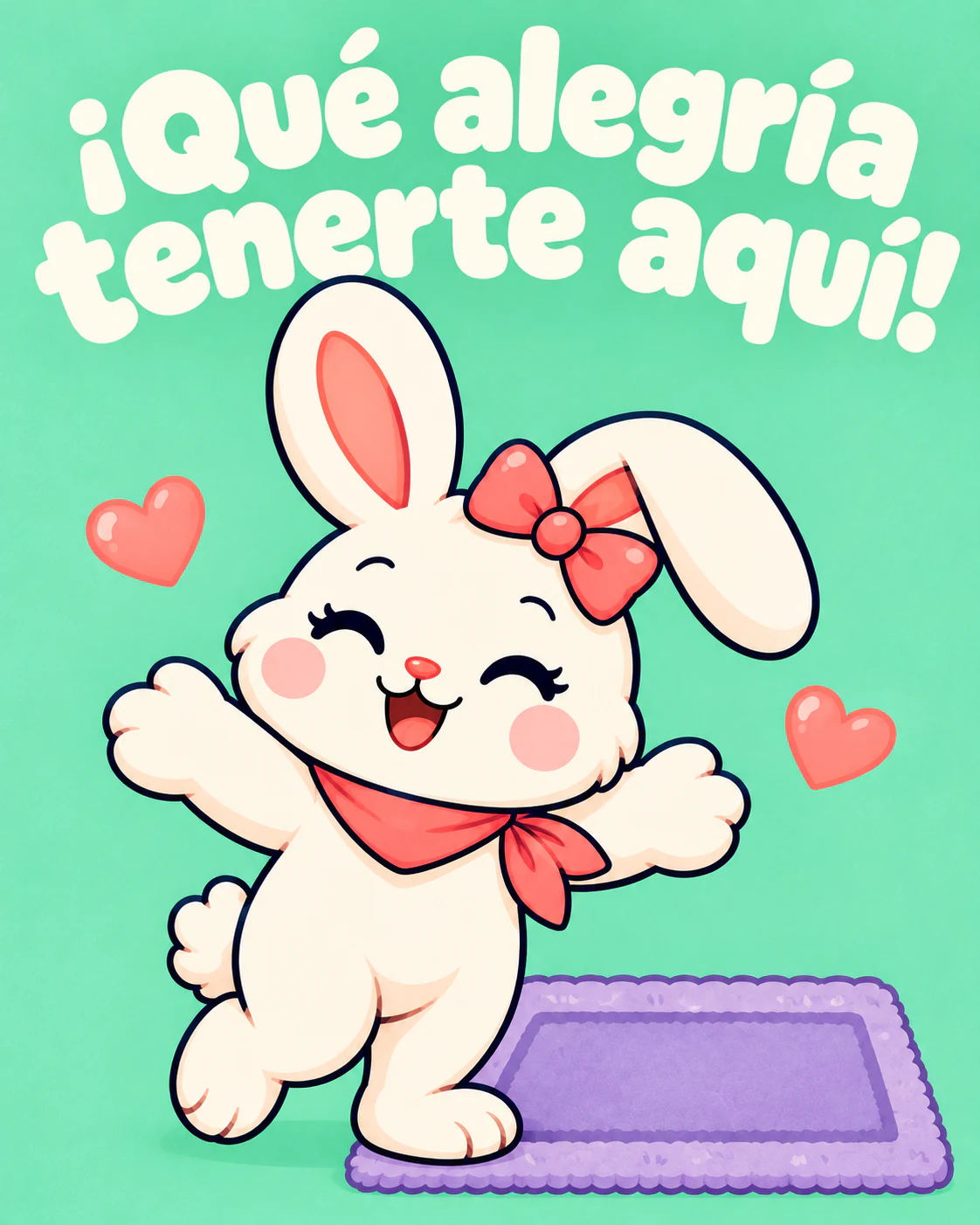 ¡Qué alegría tenerte aquí!