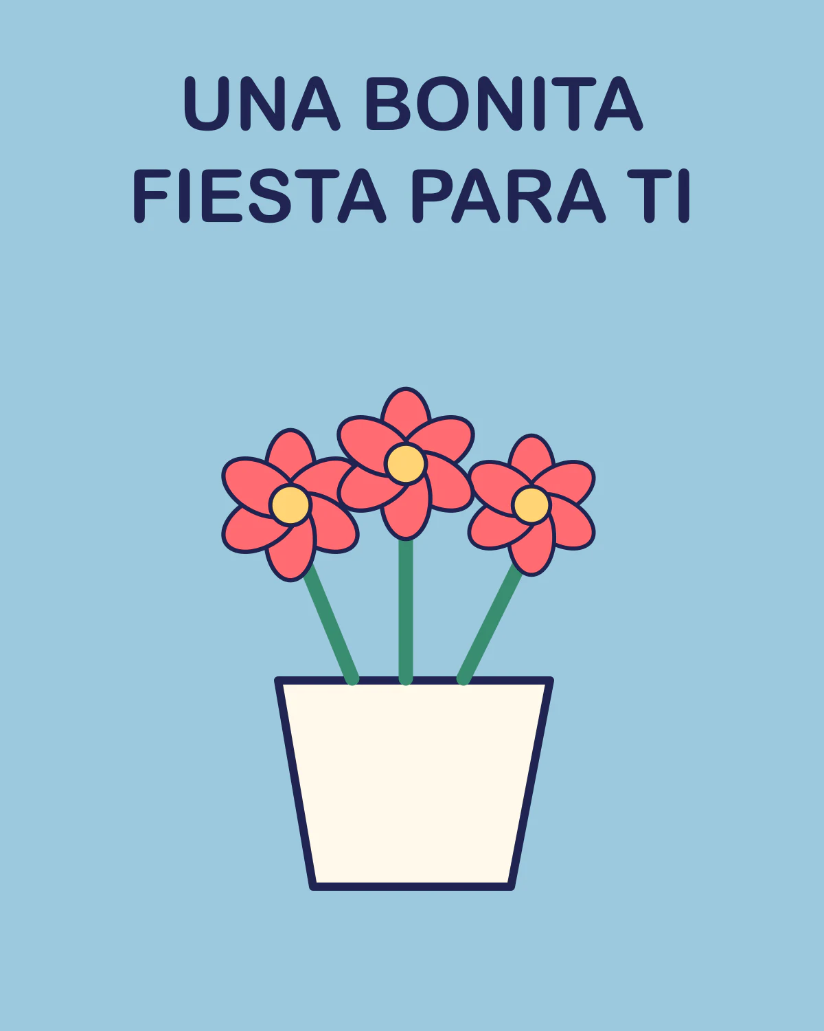 Una bonita fiesta para ti