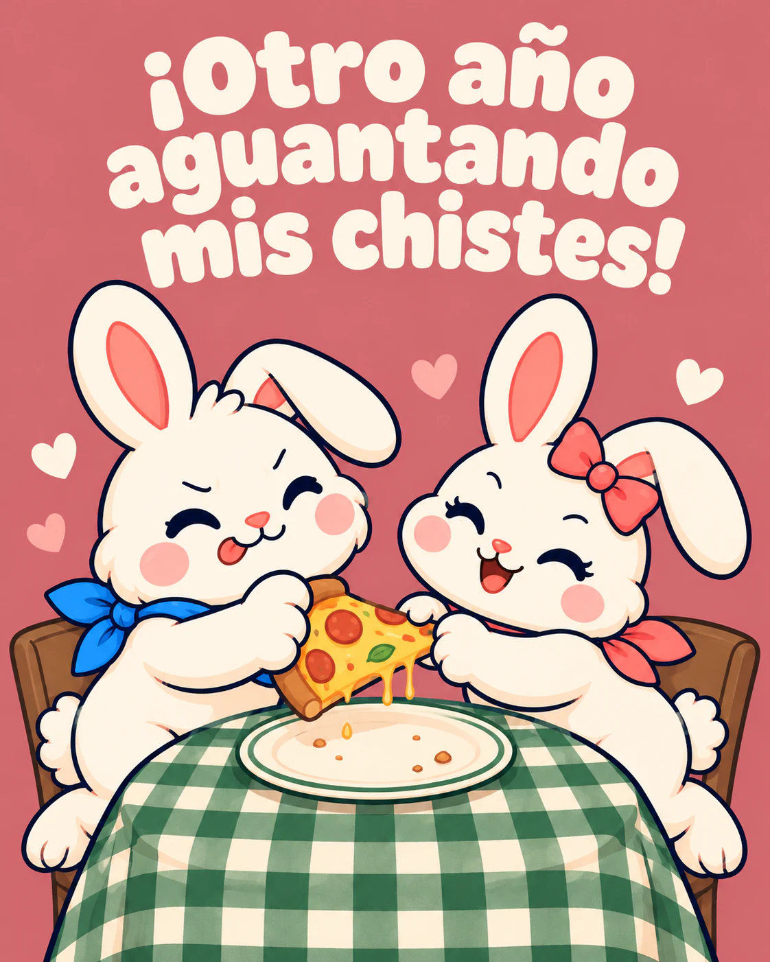 ¡Otro año aguantando mis chistes!