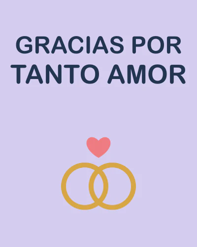 GRACIAS POR TANTO AMOR