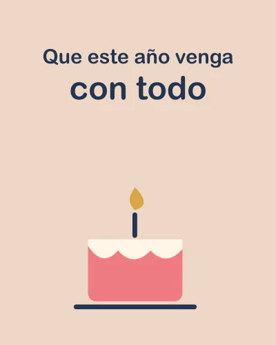Que este año venga con todo