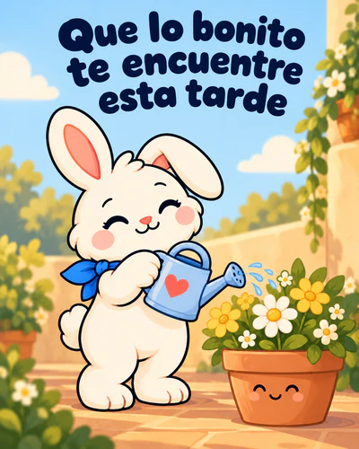 Que lo bonito te encuentre esta tarde