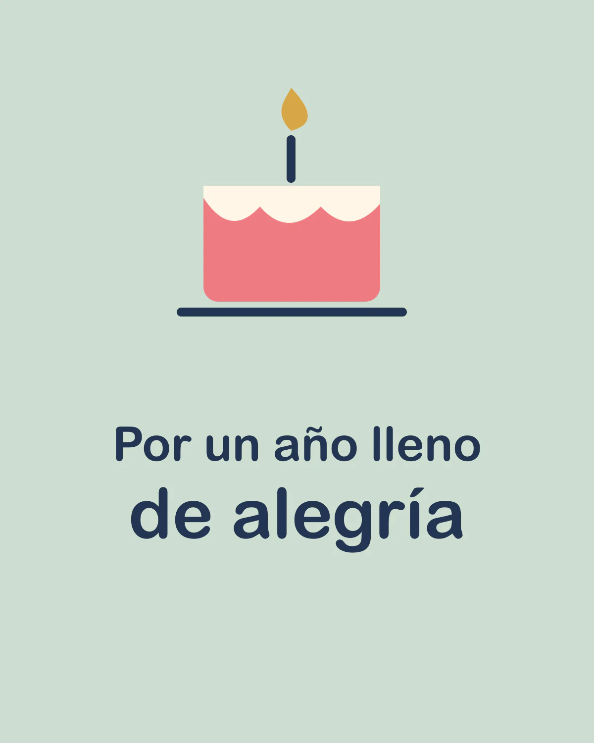 Por un año lleno de alegría