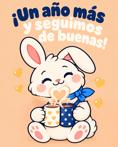¡Un año más y seguimos de buenas!