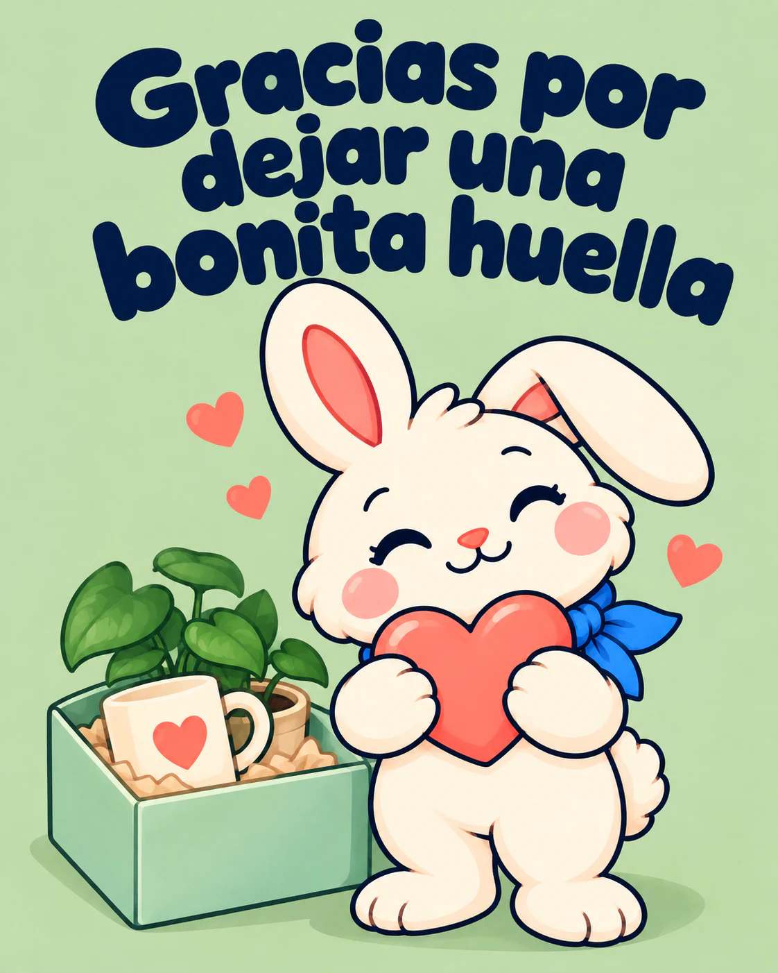 Gracias por dejar una bonita huella