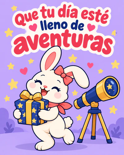 Que tu día esté lleno de aventuras