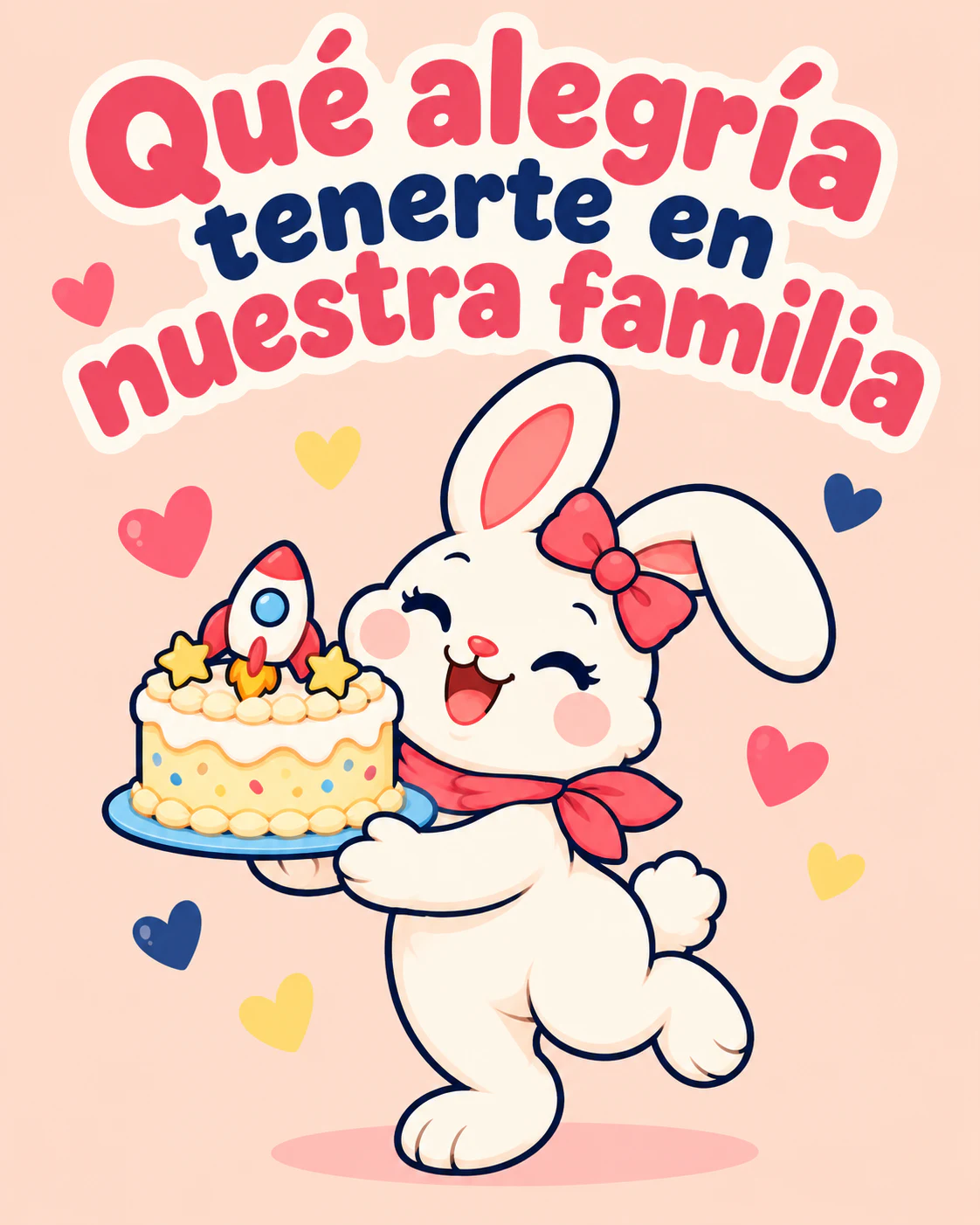 Qué alegría tenerte en nuestra familia