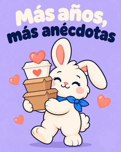 Más años, más anécdotas