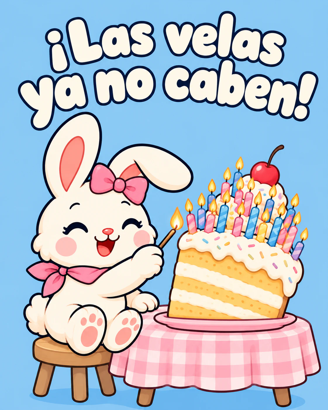 ¡Las velas ya no caben!