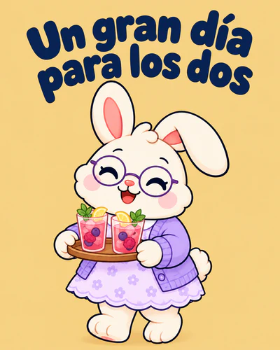 Un gran día para los dos