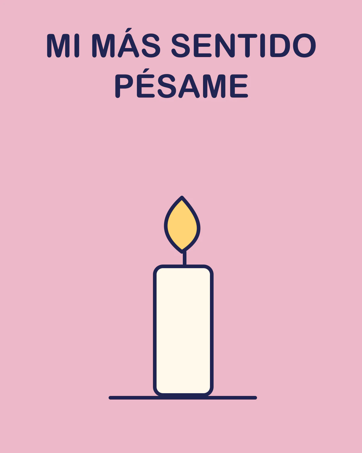 Mi más sentido pésame