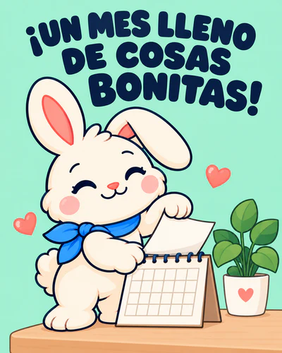 ¡UN MES LLENO DE COSAS BONITAS!