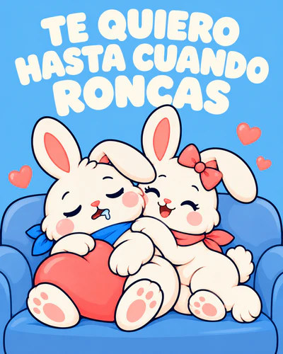 TE QUIERO HASTA CUANDO RONCAS