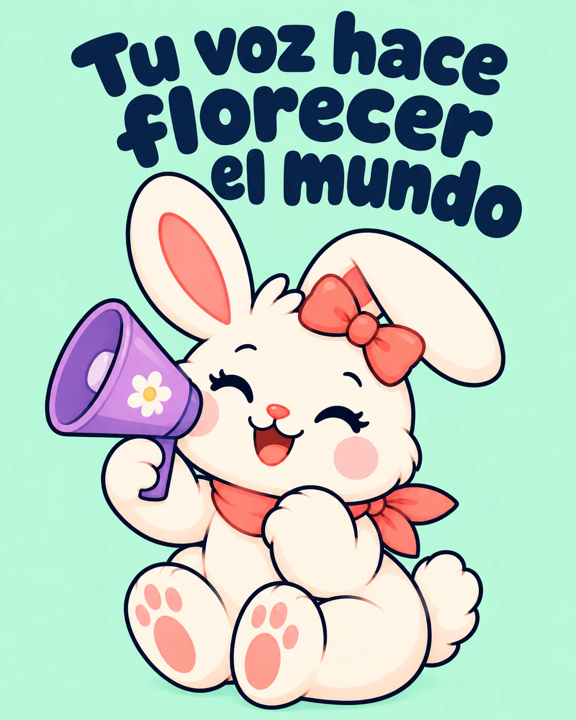 Tu voz hace florecer el mundo