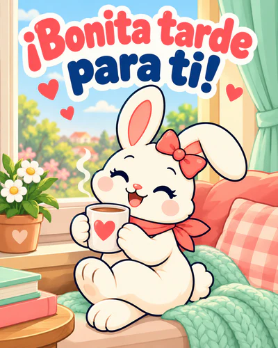 ¡Bonita tarde para ti!