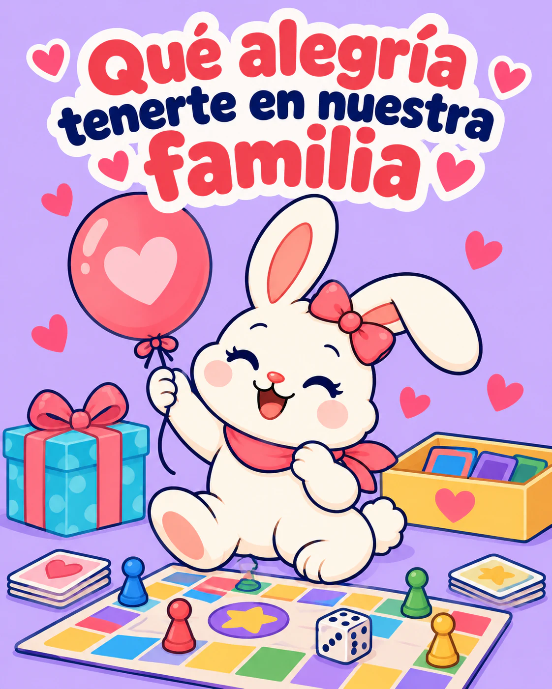 Qué alegría tenerte en nuestra familia