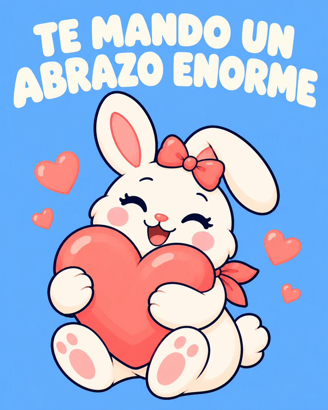 TE MANDO UN ABRAZO ENORME