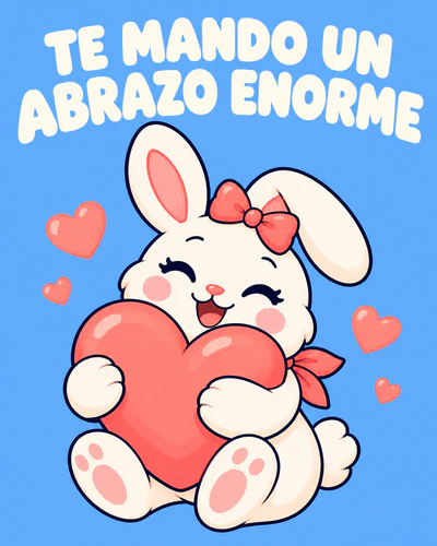 TE MANDO UN ABRAZO ENORME