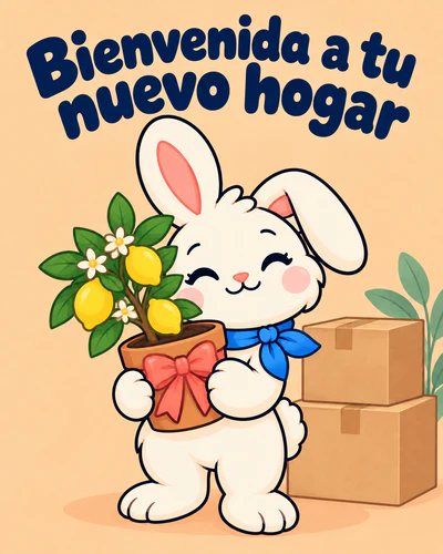 Bienvenida a tu nuevo hogar