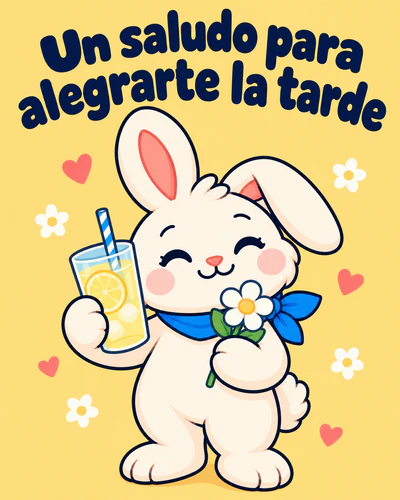 Un saludo para alegrarte la tarde