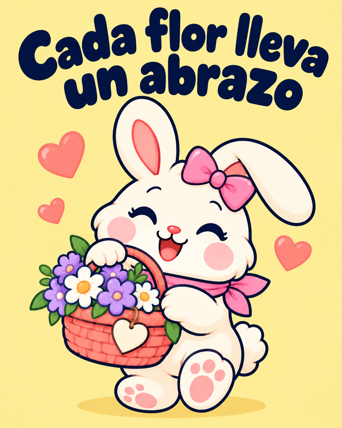 Cada flor lleva un abrazo
