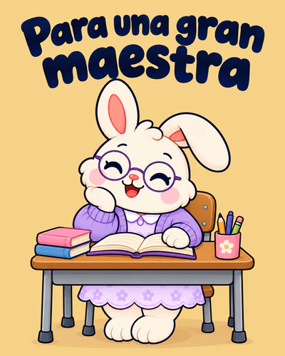 Para una gran maestra