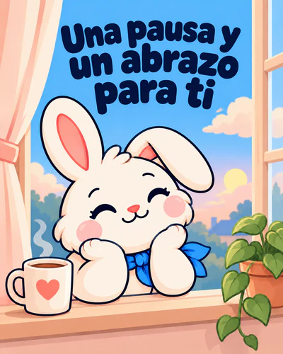 Una pausa y un abrazo para ti