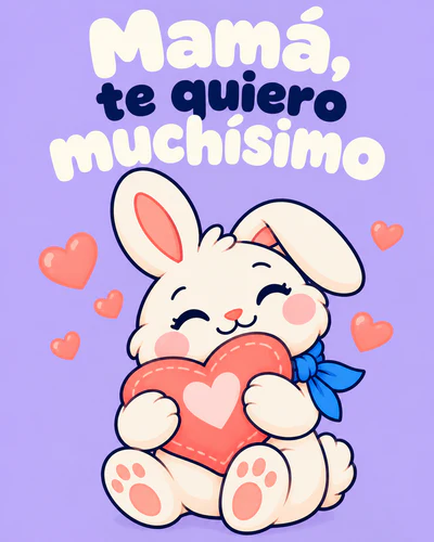 Mamá, te quiero muchísimo